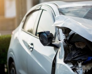 damaged car